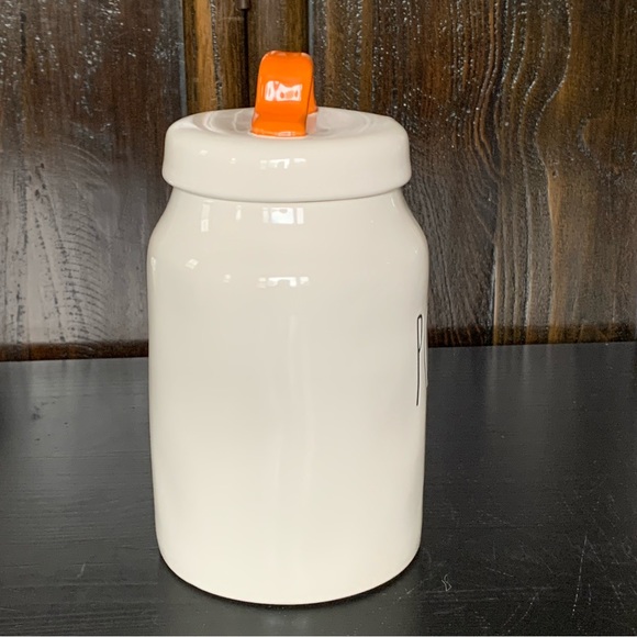 Rae Dunn POISON with Spiders Ceramic Halloween Canister - Picture 6 of 9